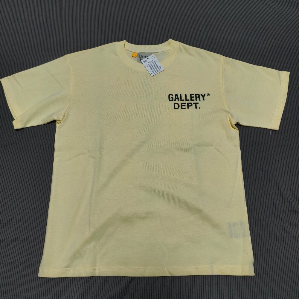 🔥HOT🔥 NWT Unisex Gallery Dept Yellow Shirt